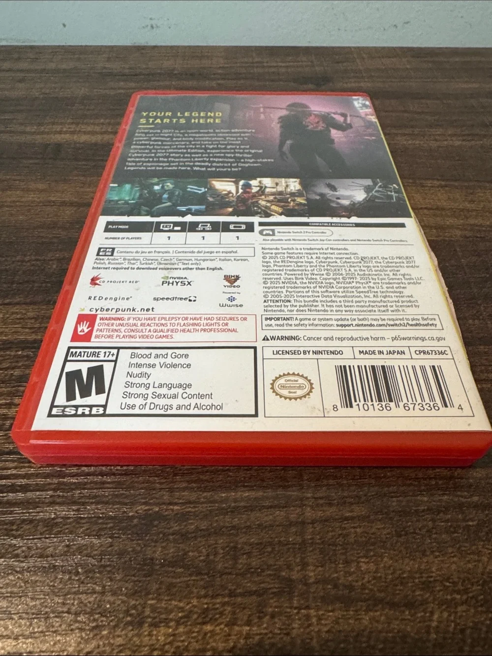 Cyberpunk 2077: Ultimate Edition – Nintendo Switch 2